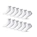 Produktbild Lowbangge 12 Paar Sneaker Socken Herren Kurzsocken Unisex-Sportsocken Weich Baumwollsocken Damen Socken für Sport und Freizeit,12 x Weiß,39-42