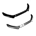Front Lip, Compatible for Audi A4 S4 B8.5 Sline 2013 2014 2015 2016 Front Bumper Lip Spoiler Car Diffuser Splitter ABS Bodykits(Carbon Fiber Look)
