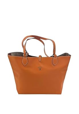 Gattinoni Borsa A Spalla Large Doppio Manico Reversibile Planetarium BIGP58170WVW Cuoio Marrone