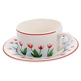 Tasse en céramique - au micro-ondes et au lave-vaisselle, la tasse à café peut résister à des températures élevées afin que vous puissiez profiter de la commodité et de la facilité de nettoyage, des fournitures ménagères