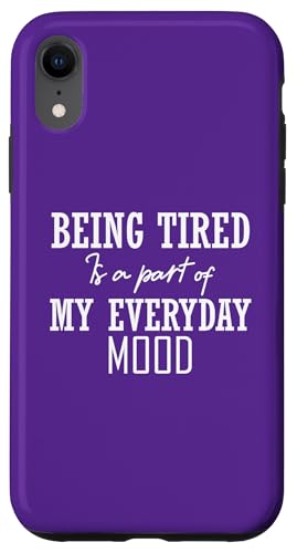 Being Tired Everyday Mood ���p�� �ʔ����X���[�K�� �X�}�z�P�[�X iPhone XR �p