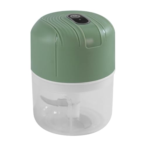 Flaroey Mini picador de ajo eléctrico portátil recargable por USB, 250 ml, para picar ajo, jengibre, chile, cebolla, carne
