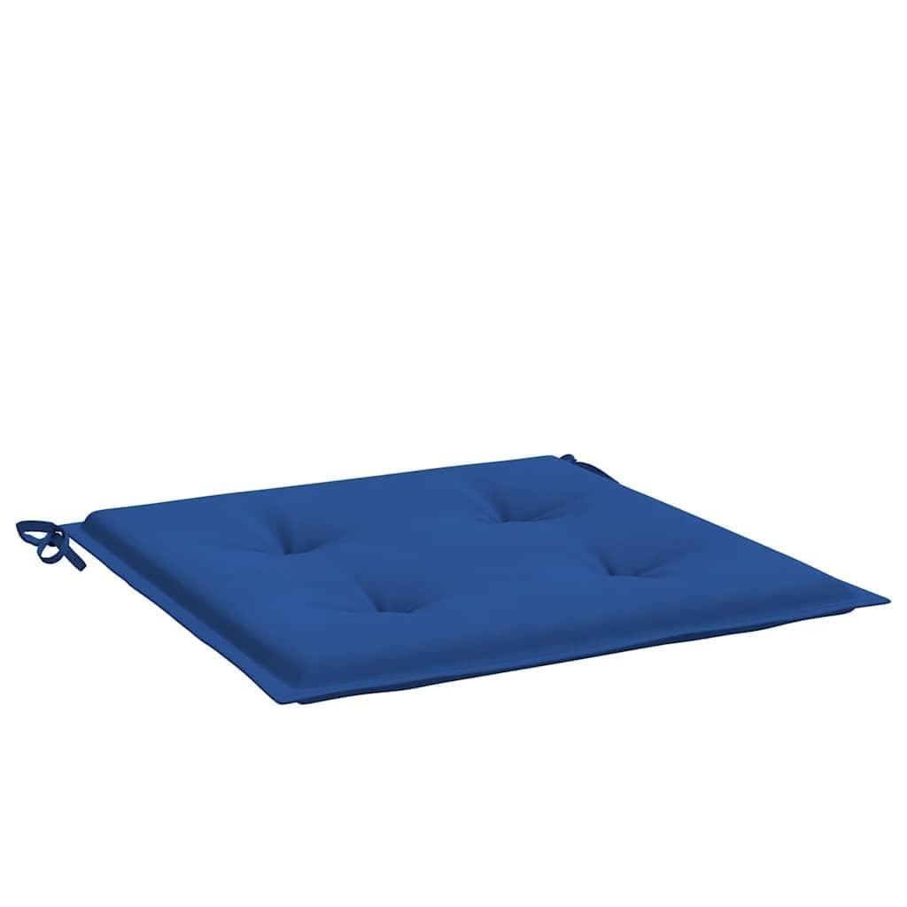 Coussin de chaise de jardin 40x40x4 extérieur intérieur bleu roi
