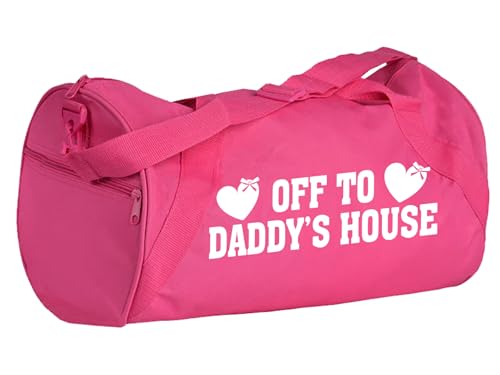 Cute DDLG Off To Daddys House Baby Girl Funny Novelty Storage Duffel Bag Adult