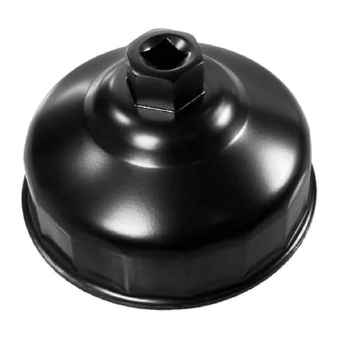 Shonee 86mm 16 Flutes Oil Filter Wrench for BMW and VOLVO With 86mm 16 Flutes Oil Filter Housing Caps, Oil Filter Removal Tool For Changing Oil Cover