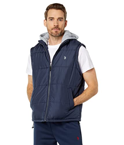 U.S. POLO ASSN. Vest with Zip Sleeve Classic Navy MD3