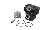cylingcolors Zylinder + Kolben + Segment kompatibel mit Freischneider stihl 42mm 024 1121 020 1200