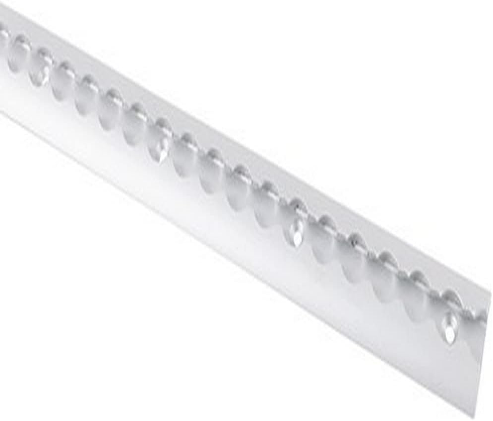 Keeper - 4’ Heavy Duty Beveled O-Track, Chrome