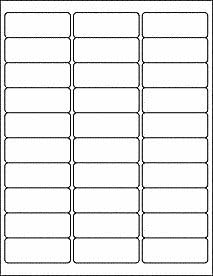 Generic Address Mailing Labels (5160) Pack of 3000 Labels 100 Sheets 30 up Labels (8.5" x 11")