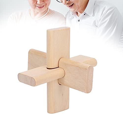 Jigsaw Lock Toy, Mental Relaxing Brain Teaser Lock Previne Demência Treino Cerebral para Jogos de Ôn