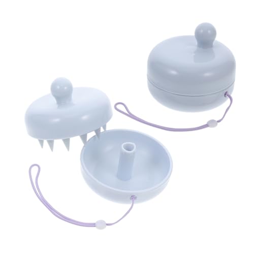 Ipetboom Pcs Detachable Silicone Scalp Brush Gentle Massager for Hair Care Scalp Exfoliation Travel-Friendly