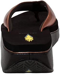 Volatile Women's Cafe Metallic Wedge Sandal, Bronze, 10 B US | Image 2
