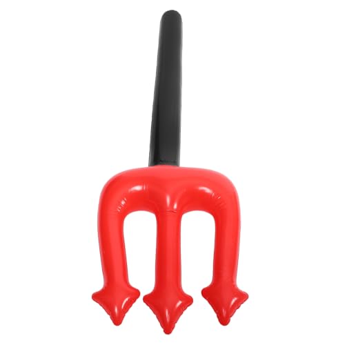 HONMEET PVC Inflatable Devil Fork Prop Halloween Party Costu
