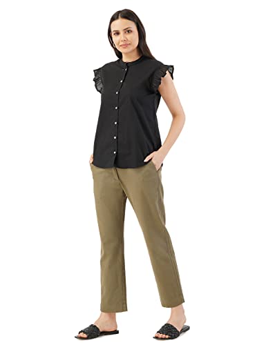 Image of FYLTR Women's Stretch Cotton Comfort Chinos with Elasticated Waistband