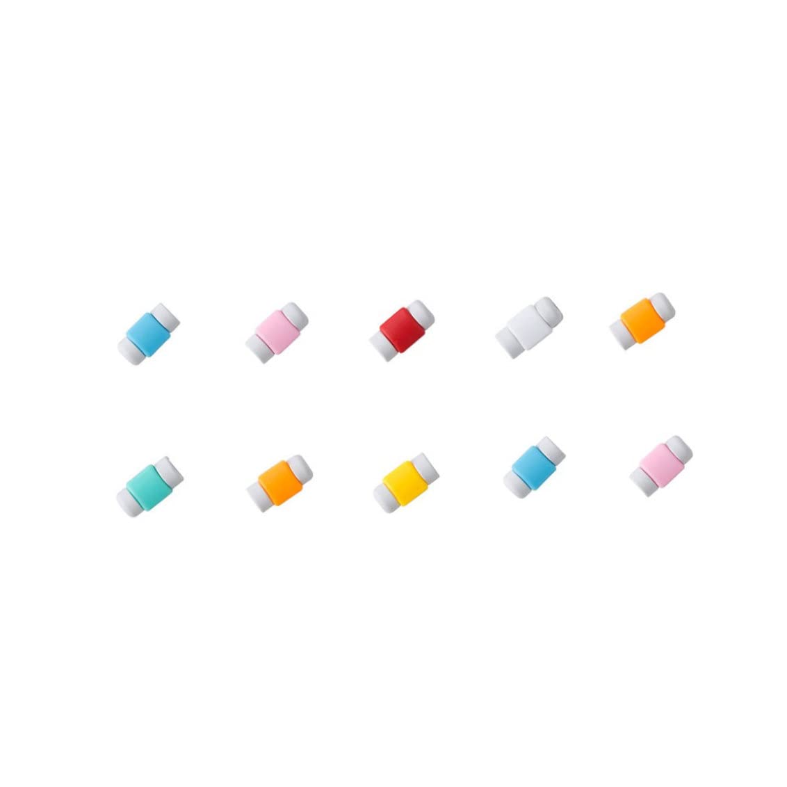 Cavi Chewer per iPhone/iPad, Protezione Cavo, 10 Pezzi, Lightning, USB, 5V, Indoor