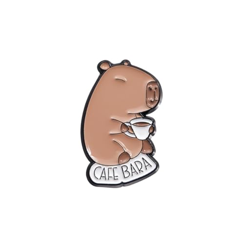 Image of Funny Capybara Brooch Gifts for Animal Lovers Enamel Pins