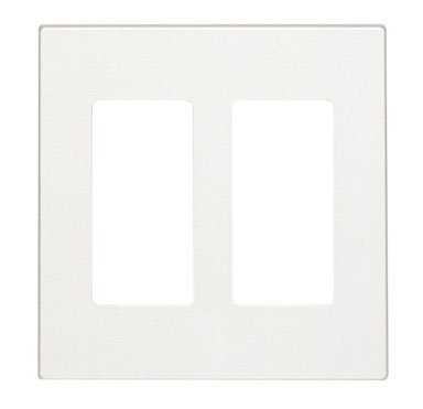Leviton Decora Style Two Gang Screwless Wall Plate (c22-80309-0sw)