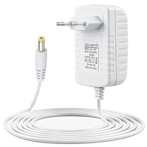 12V 3A Netzteil-Ladegerät für AVM Fritz!Box 7590 AX, 7530, 7490, 7510, 7430, 7390, 7690, 7540, 7560, 6690, 6660, 6670, 6490, 5590, 5530 und Telekom Speedport Smart Router, DC-Stecker 5,5 x 2,5 mm, 2m