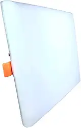 Painel Luminária Plafon de Led Painel de Led Borda Infinita 24W Branco Quadrado 4500K Marca GP Lumos