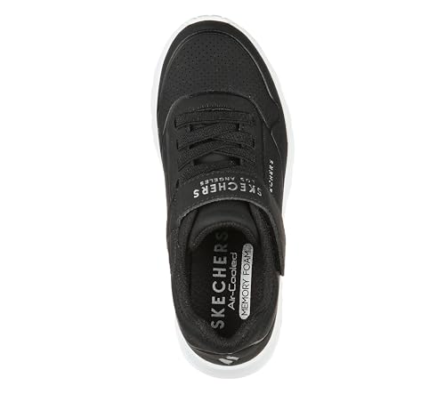 Skechers Bambino Uno - Retro-Groove Sneaker In Nero, Taglia 32 - 3