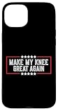 make my knee great again divertente recupero chirurgico ginocchio custodia per iphone 15 plus