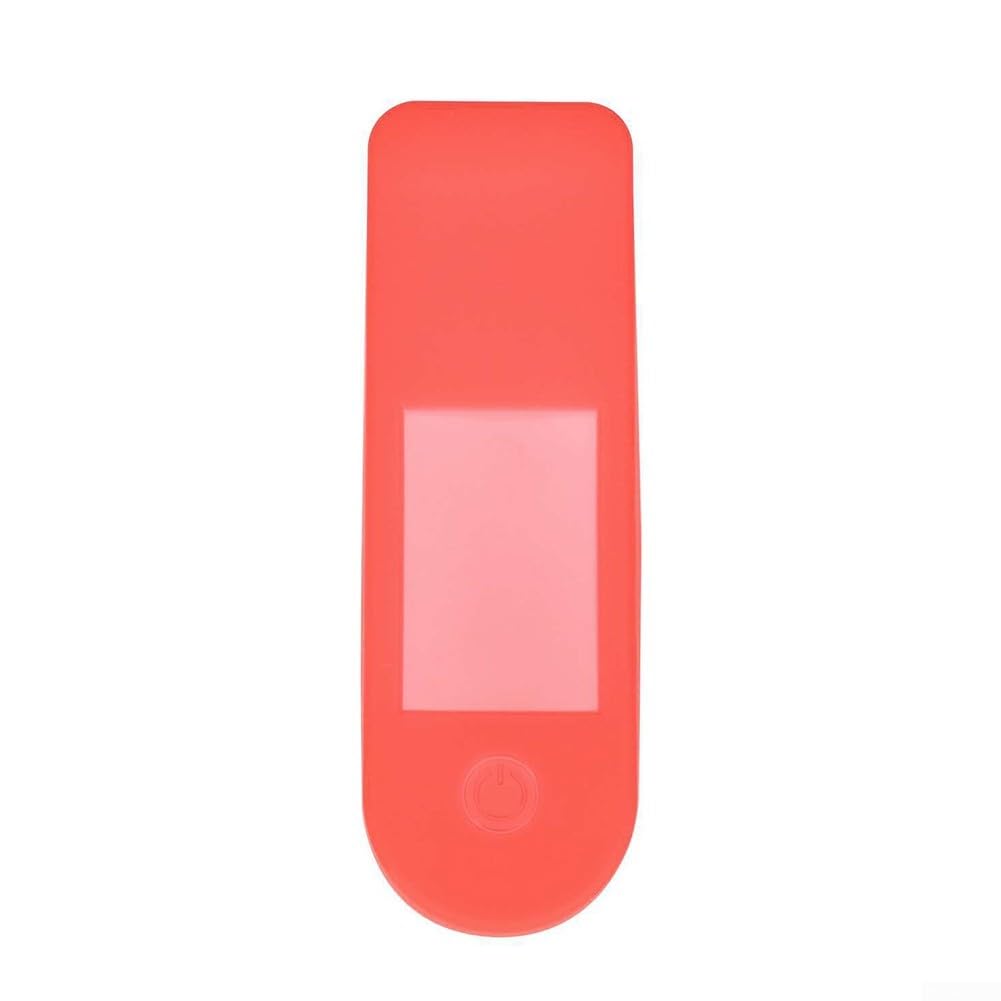 Funda de silicona para scooter eléctrico Xiaomi 4 Pro/5/5 Pro/5 Max, protege la pantalla del medidor (rojo)