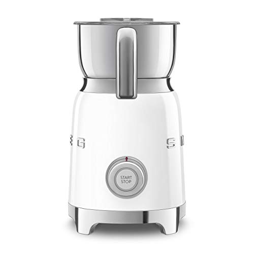 Smeg MFF11WHUK Induction Milk Frother with Tritan TM Renew, 500W, in White - Image 3