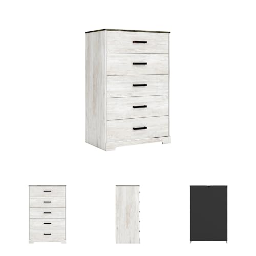 Signature Design by Ashley 5-Drawer Chest, Tall Dresser, 30" W x 46" H - image 4