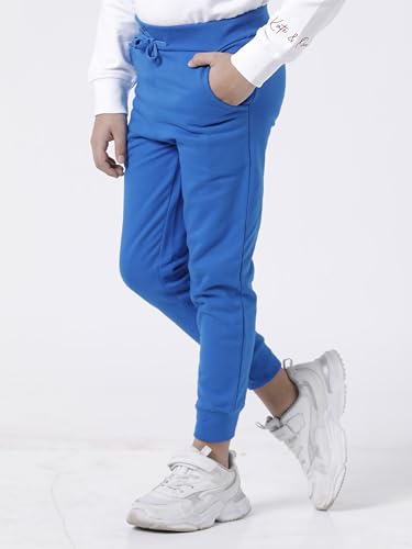 Image of KYDA Kids Unisex Kids Mid Rise 100% Cotton Track Pant - Regular Fit | Pack of 1
