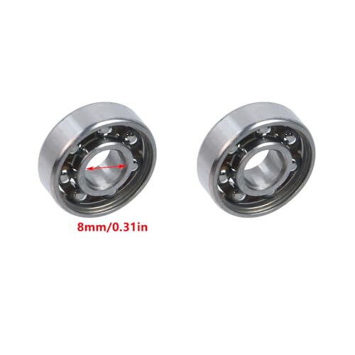 Image of Antrader 608 Steel Ball Bearing 8mm x 22mm x 7mm,20Pcs | High Precision Rating Fidget Spinner Bearing,High-Speed Rotation with Low Friction,Noise,and Vibration