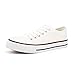 ZAPSHOP Zapatilla Deportiva Casual, Material Tela, Suela Caucho, 2cm Altura Talon, Zapato Casual, Transpirable, Comodo, para Trabajar o pasear, Talla 36-41. Blanco
