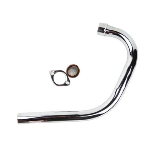 Tubo delantero CG125 con doble capa de acero inoxidable resistente para escape de moto WY125