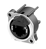 Neutrik etherCON Halo Einbauconnettore Femmina NE8FAH-LR-DAE Buchse, Einbau Nero 1 Pezzo