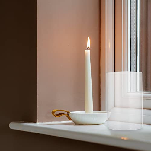 Lâmpada de Vidro Do Cilindro Shade Transparente Aroma Máscara à Prova de Poeira Tampa de Luz de Vidr