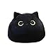 Gatto nero peluche, peluche a forma di gatto cuscino gatto che abbraccia cuscino morbido cuscino farcito cuscino per San Valentino regalo di compleanno
