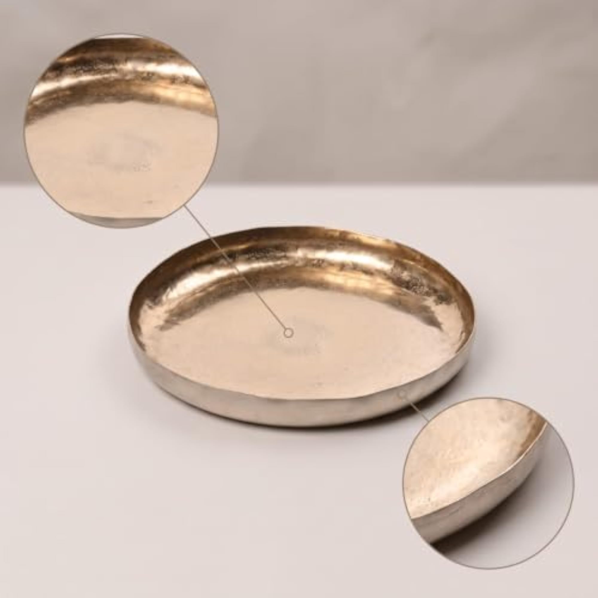 CLOVRIX® Sculptural Decorative Tray, Artisanal Fruit Tray