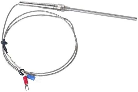 WorldCare® 1X(100mm Spade K-Type Temperature Controller Thermocouple Sensor -100 Celsi W3X1