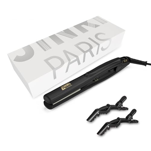 Plancha de Pelo JINRI Titanium Plate Mini Dual Voltaje miniatura 6
