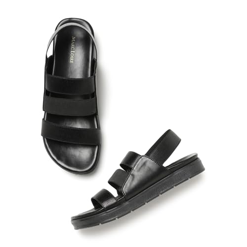 Image of Marc Loire Women Platform Heel Fashion Sandal With Slingback Strap; Smart Casual Footwear