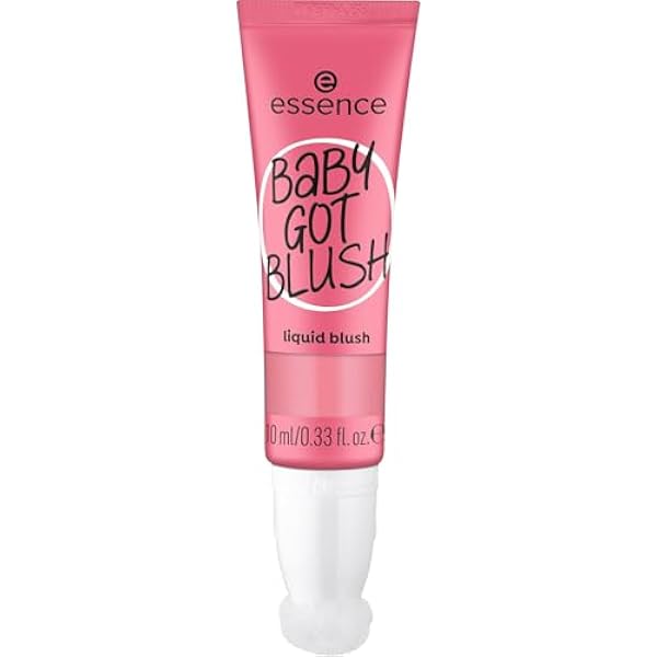 essence BABY GOT BLUSH płynny róż, nr 10, różowy, efekt ekspresowy, szybkoschnący, naturalny, wegański, bez oleju, bez parabenów, bez cząstek mikroplastiku, 1 opakowanie (10 ml)
