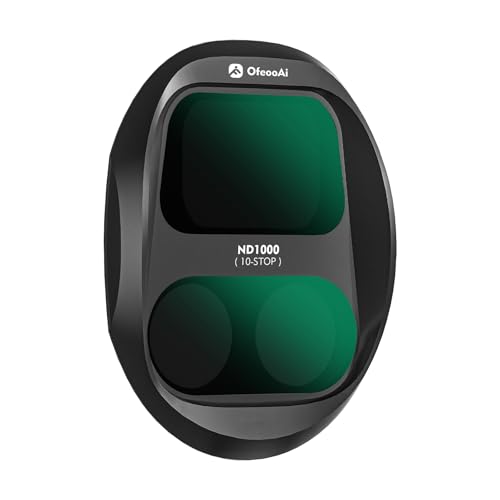 OfeooAi ND1000 Filter for DJI Mavic 4 Pro, 10-Stop Super Neutral Density Filter, Enables Long Exposure for Daytime Time-Lapse, Smooth Water Flow & Motion Blur Effect