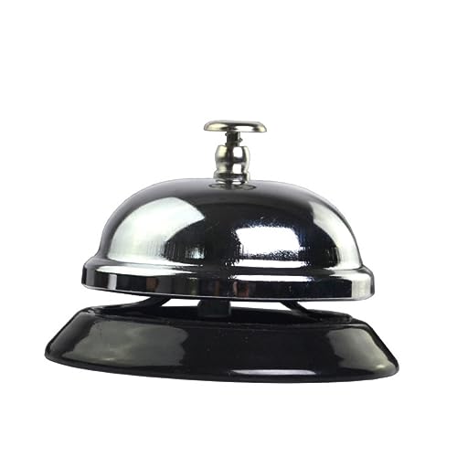 DOITOOL Campana De Respuestas Del Timbre De Atención Al Cliente Timbre De Servicio Clásico Para Restaurante De Recepción Para Clientes De Llamada De Moda