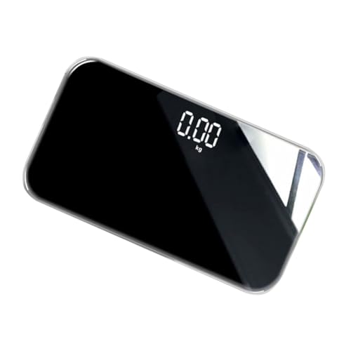 Pèse-personne portable précis BESTYASH à surface miroir et batterie rechargeable