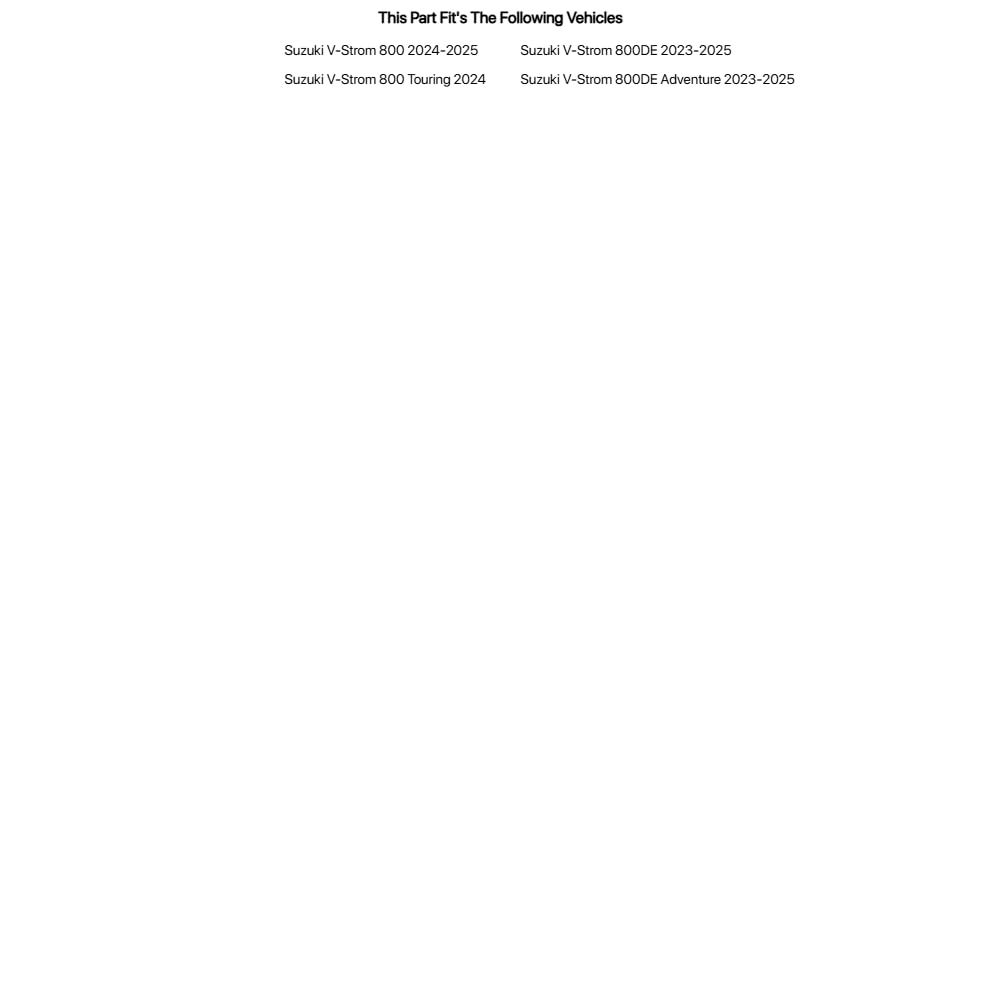 TUSK Pannier Racks Pilot Pannier Bags Black/Grey for Suzuki V-Strom 800DE 2023-2024