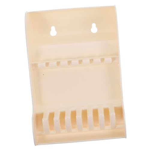 VALICLUD Convenient Hair Scissors Storage Case with Suction Base for Salon Accessories Holder for Combs Clips Tools Space Saving Design Material White