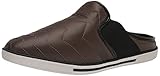Kenneth Cole REACTION Men's Center Slip-On Sneaker Mule Slipper, Olive, 9.5