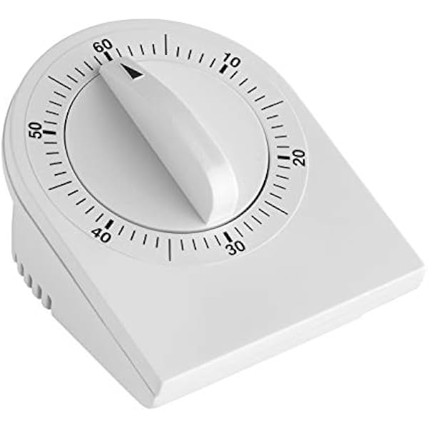 TFA Dostmann Analogowy timer kuchenny, tworzywo sztuczne, biały, 0 cm