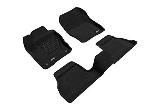 3D MAXpider Custom Fit Elegant Floor Mat (Black) Compatible for