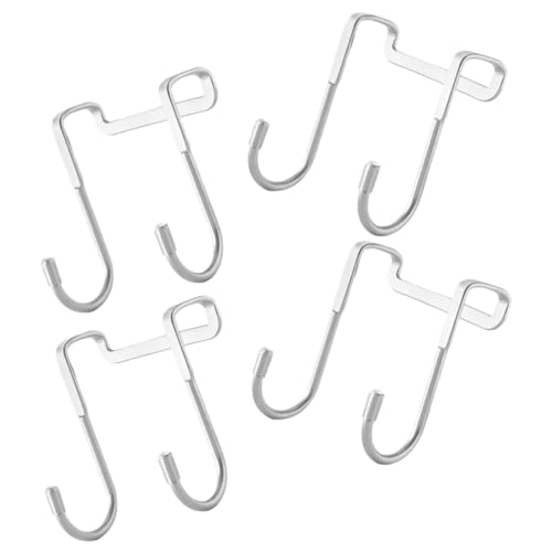 OHPHCALL 4pcs Heavy Duty Over The Door Coat Hooks Over Cabinet Hangers for Home Office