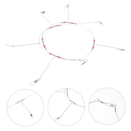 Accesorio para pesca con anzuelos y cables resistentes miniatura 5